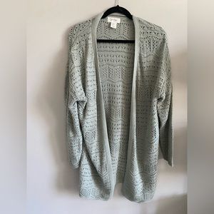 Jessica Simpson Seafoam Airy Long Cardigan